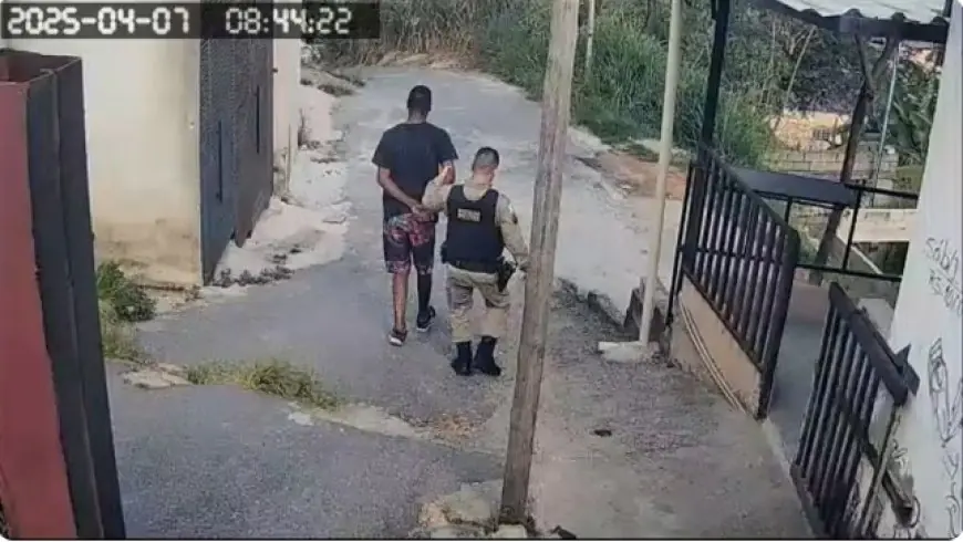Ex é preso após tentar matar mulher com facadas na frente da filha de 9 anos