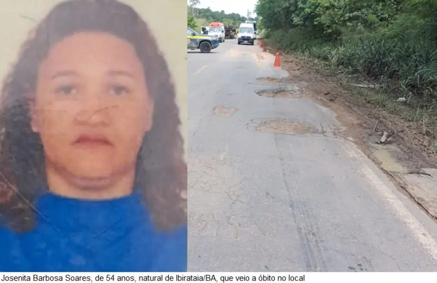 Grave acidente na BR-101, entre Nova Viçosa e Itabatã, deixa uma vítima fatal e dois feridos