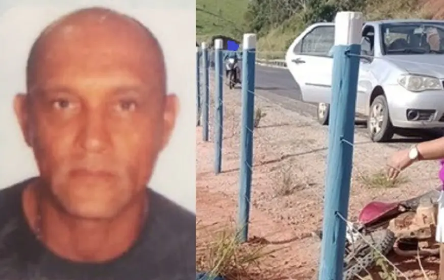 Motociclista morre em acidente na BA-284, entre Itamaraju e Jucuruçu; esposa fica ferida