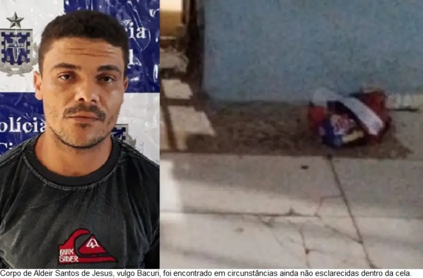 Interno é encontrado morto em cela de triagem em Teixeira de Freitas; causas ainda são investigadas