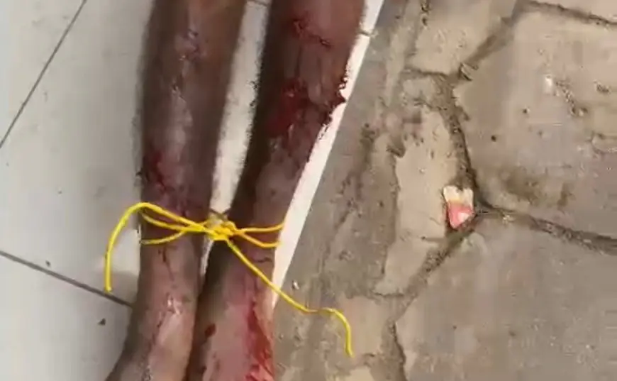 Suspeito de furtar bar é amarrado por populares e preso pela PM em Nova Viçosa